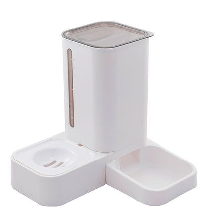 Automatic Pet Feeder & Water Dispenser Set – Double Bowl Food Station