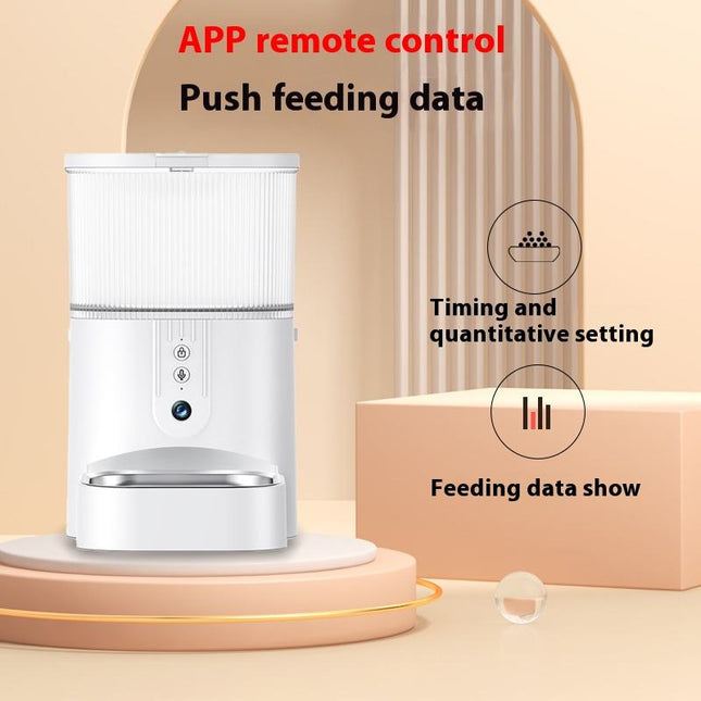 Smart WiFi Pet Feeder 3L with Camera & App Control – Automatic Food Dispenser