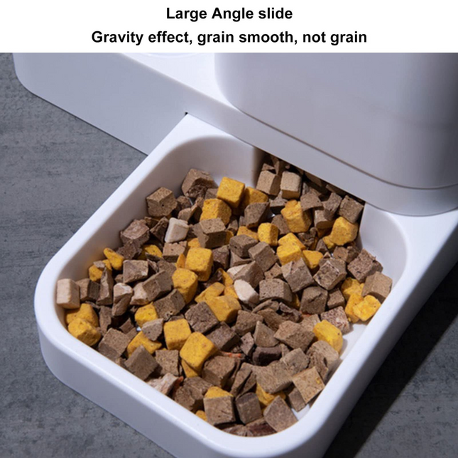 Automatic Pet Feeder & Water Dispenser Set – Double Bowl Food Station
