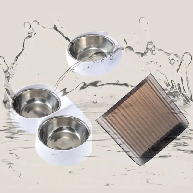 5L Smart Automatic Pet Feeder with Camera – Double Bowl WiFi Cat