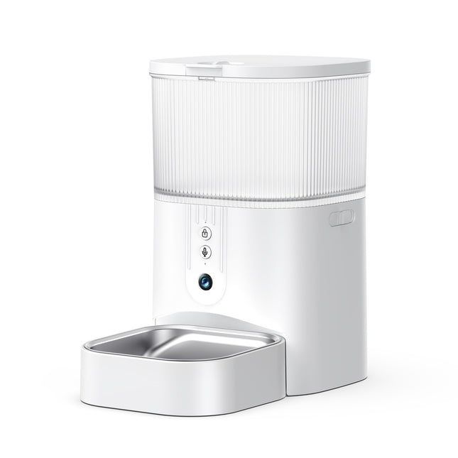Smart WiFi Pet Feeder 3L with Camera & App Control – Automatic Food Dispenser